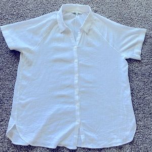 Madewell Basic White Shortsleeve Top
